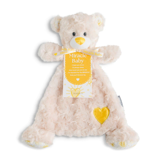 Demdaco Miracle Baby Bear Blankie