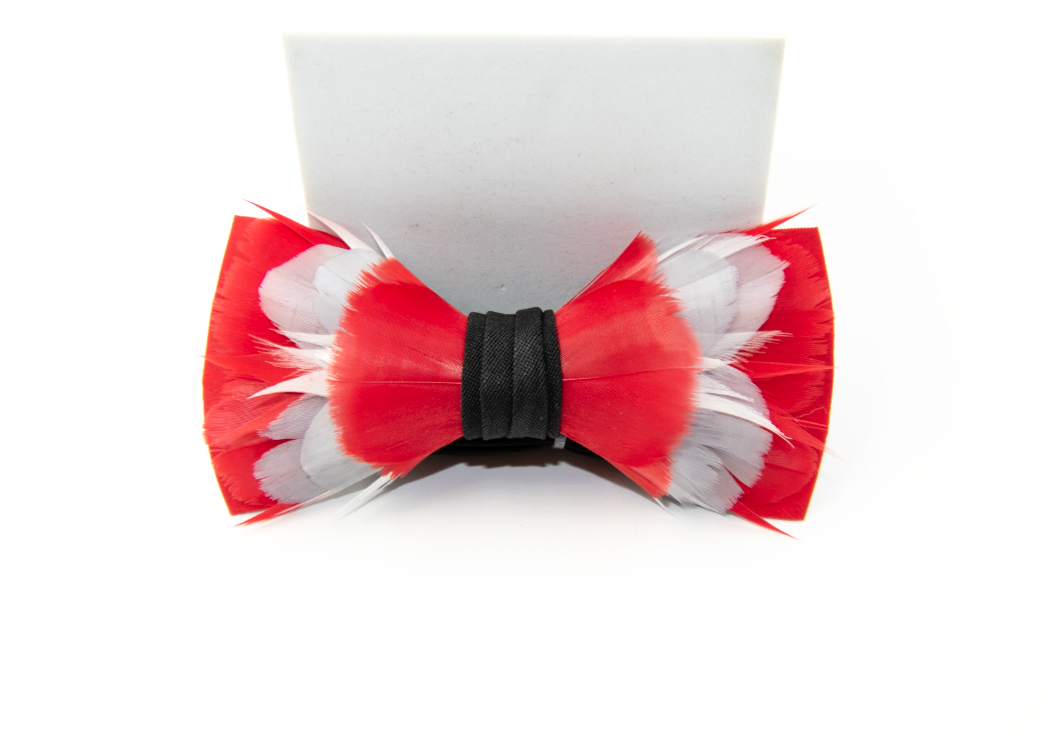 Monarch & Mariposa Feather Bow Tie - The Alumni
