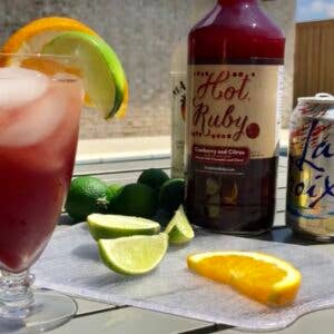 Hot Ruby Cranberry Cider Bottle 32 oz.