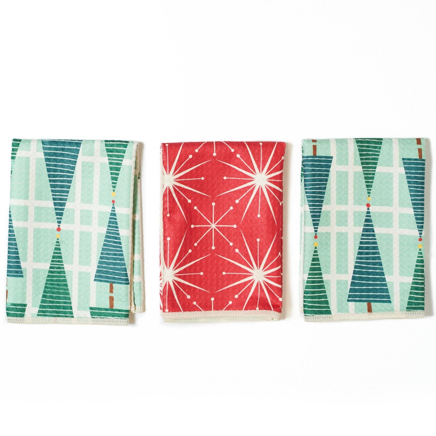 Once Again Home Mighty Mini Towel (Set of 3) Reversible - RJW Stripe Tree