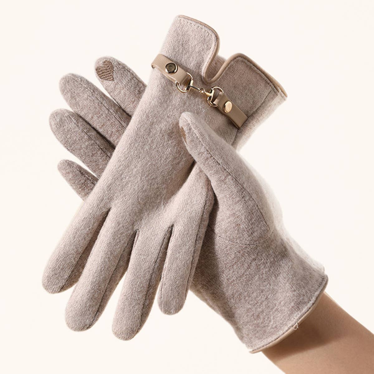 Cute Wool Touchscreen Gloves – Winter for Women_CWAG0048