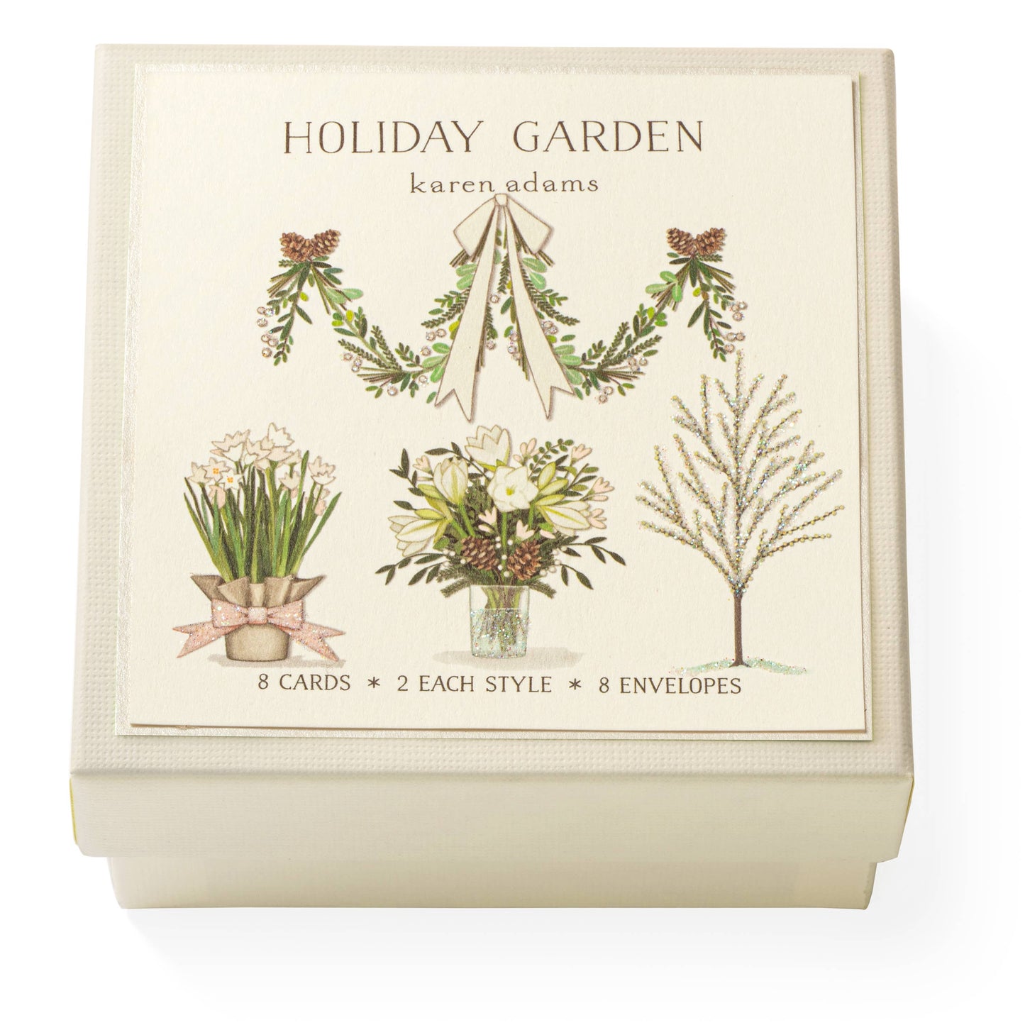 Karen Adams Holiday Garden Gift Enclosure Box