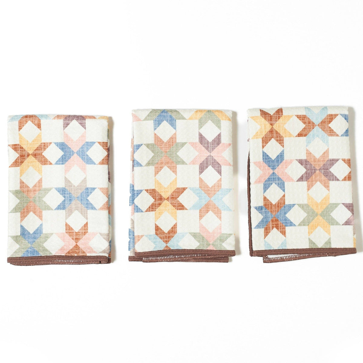 Once Again Home Mighty Mini Towel (Set of 3) - Star Quilt