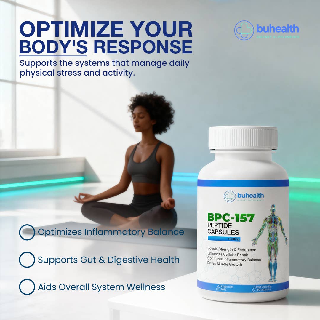 SANURA WELL BPC-157 Capsules 1000 mcg | 60 Capsules | Made in USA | GMP