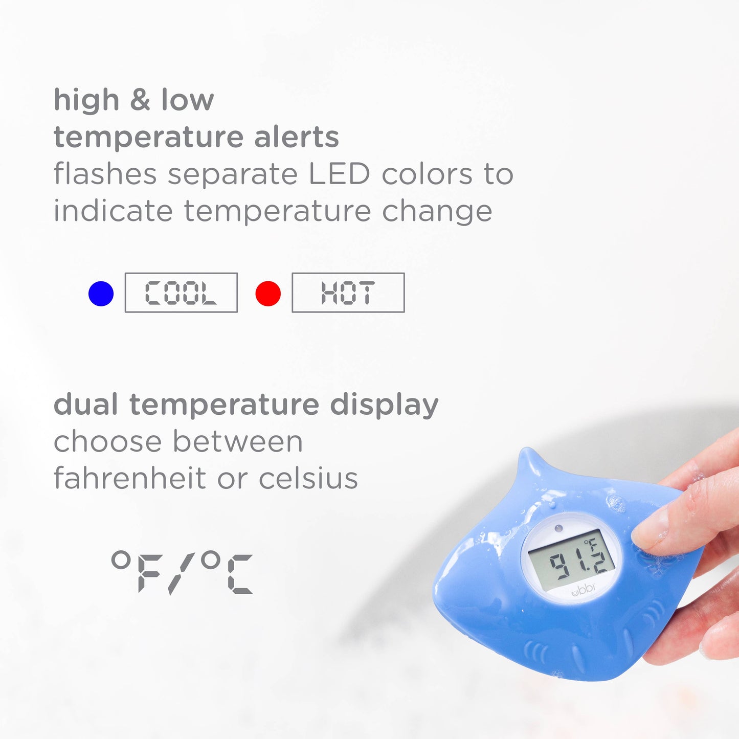 Ubbi Stingray Bath Thermometer
