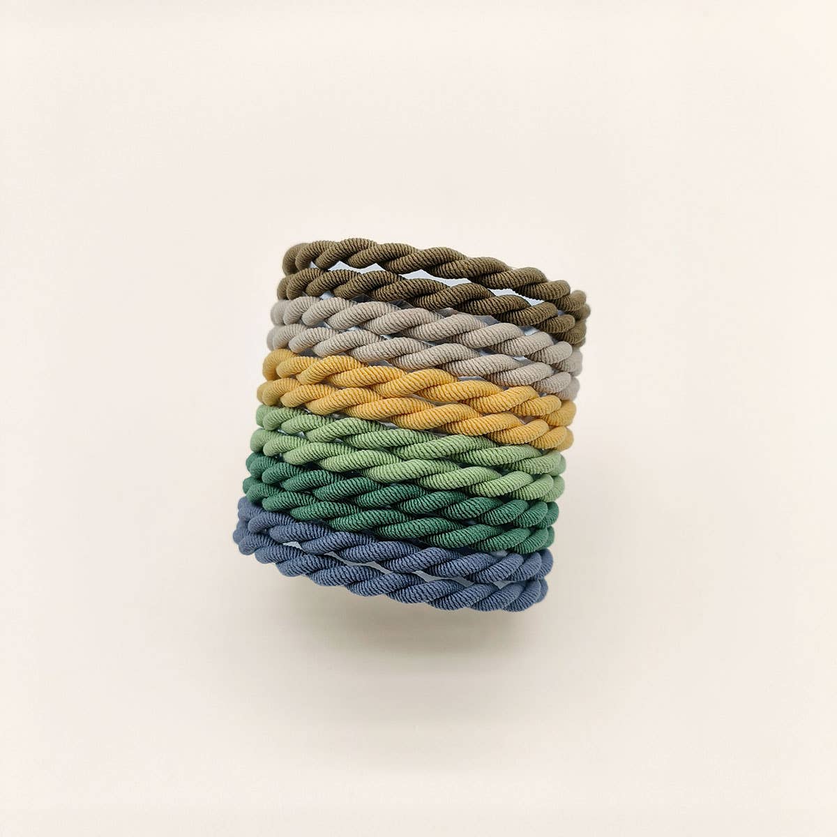 ACCITY Braided Cord Super Stretchy Elastic Hair Ties, 10pcs