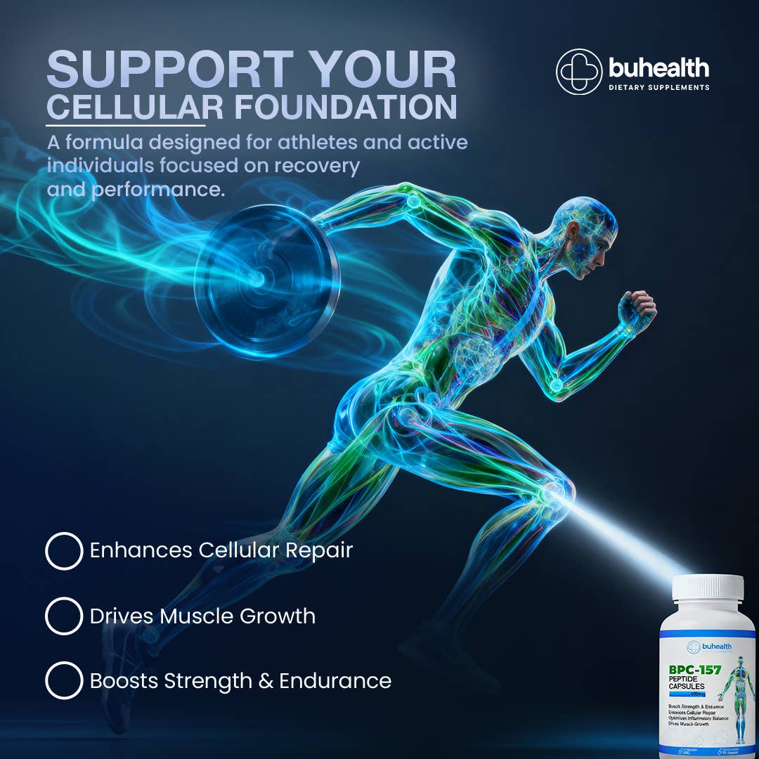 SANURA WELL BPC-157 Capsules 1000 mcg | 60 Capsules | Made in USA | GMP