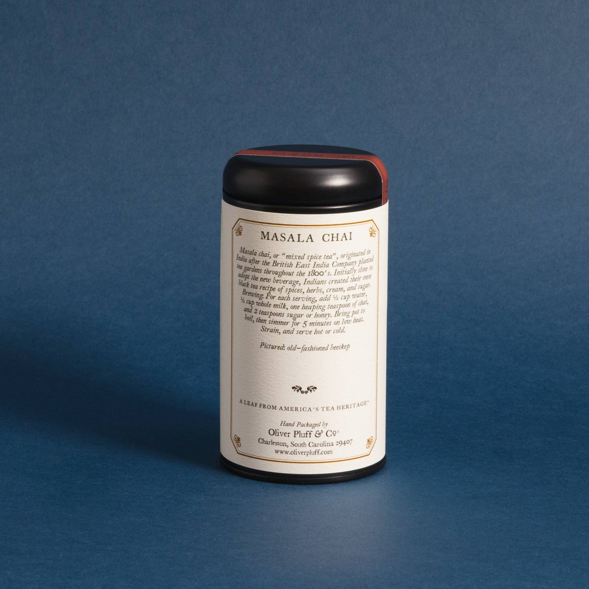 Oliver Plutt & Company Masala Chai - 20 Teabags in Signature Tea Tin