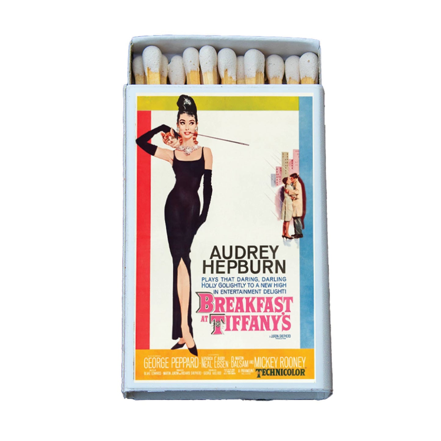Matches • Classic Movie Poster/Breakfast at Tiffany's • Home Decor for Candles