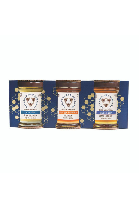 Savannah Bee Artisanal Honey Sampler/ 3-3oz.