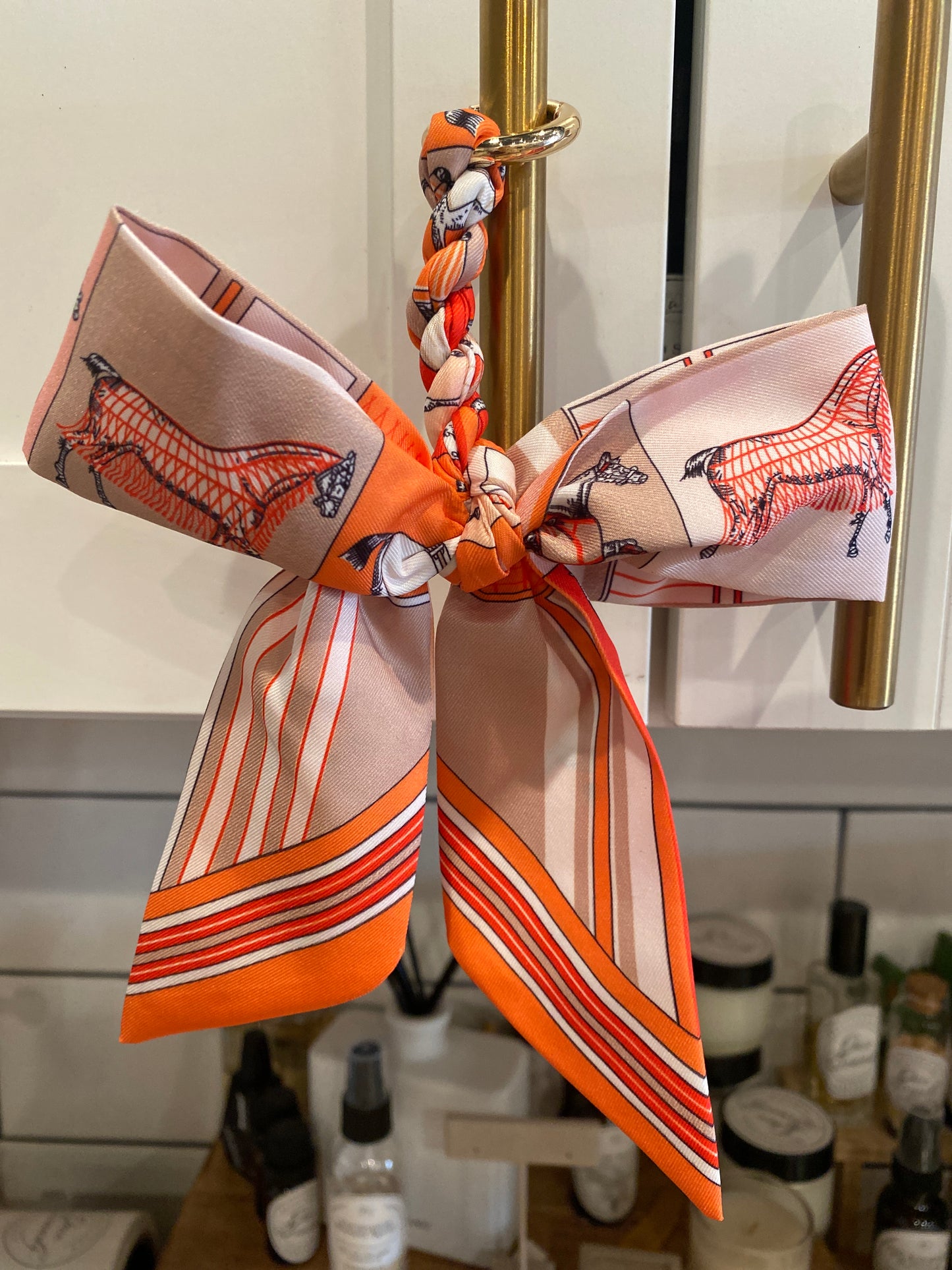 KP Silk Bow Keychain