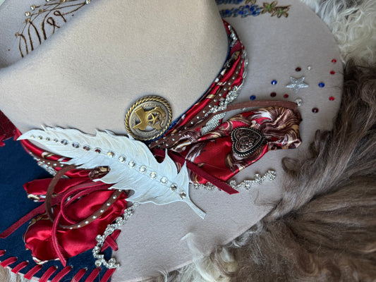 Annie’s Touch Felt Cowgirl Hat- Lone Star Tribute