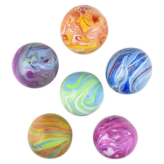 La Luna Bella 2.33" SQUISH AND STRETCH MARBLEIZED GUMMI BALL