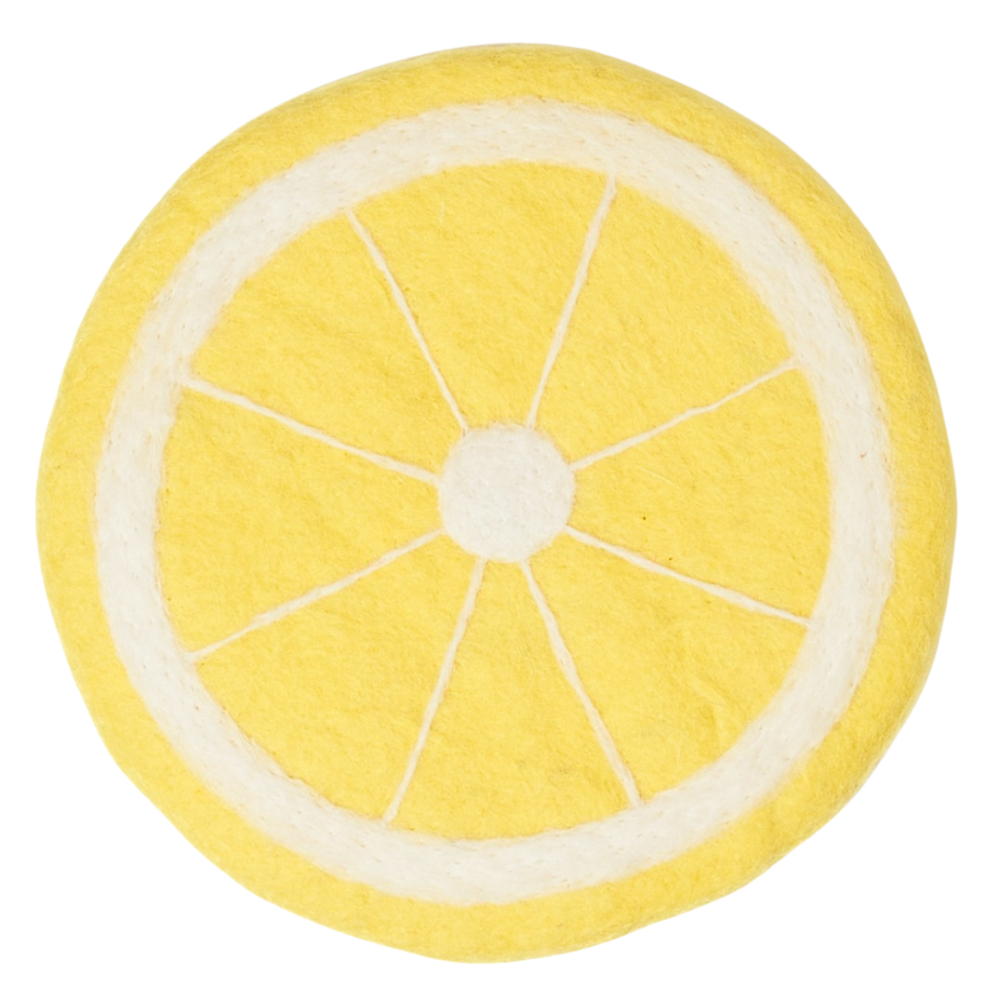 Once Again Home Wool Trivet - Lemon