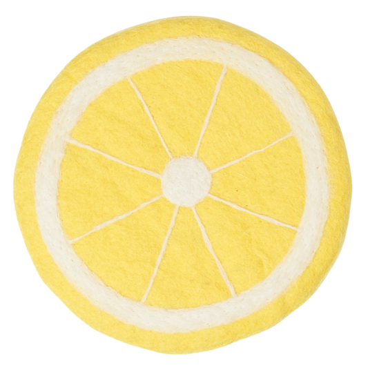 Once Again Home Wool Trivet - Lemon