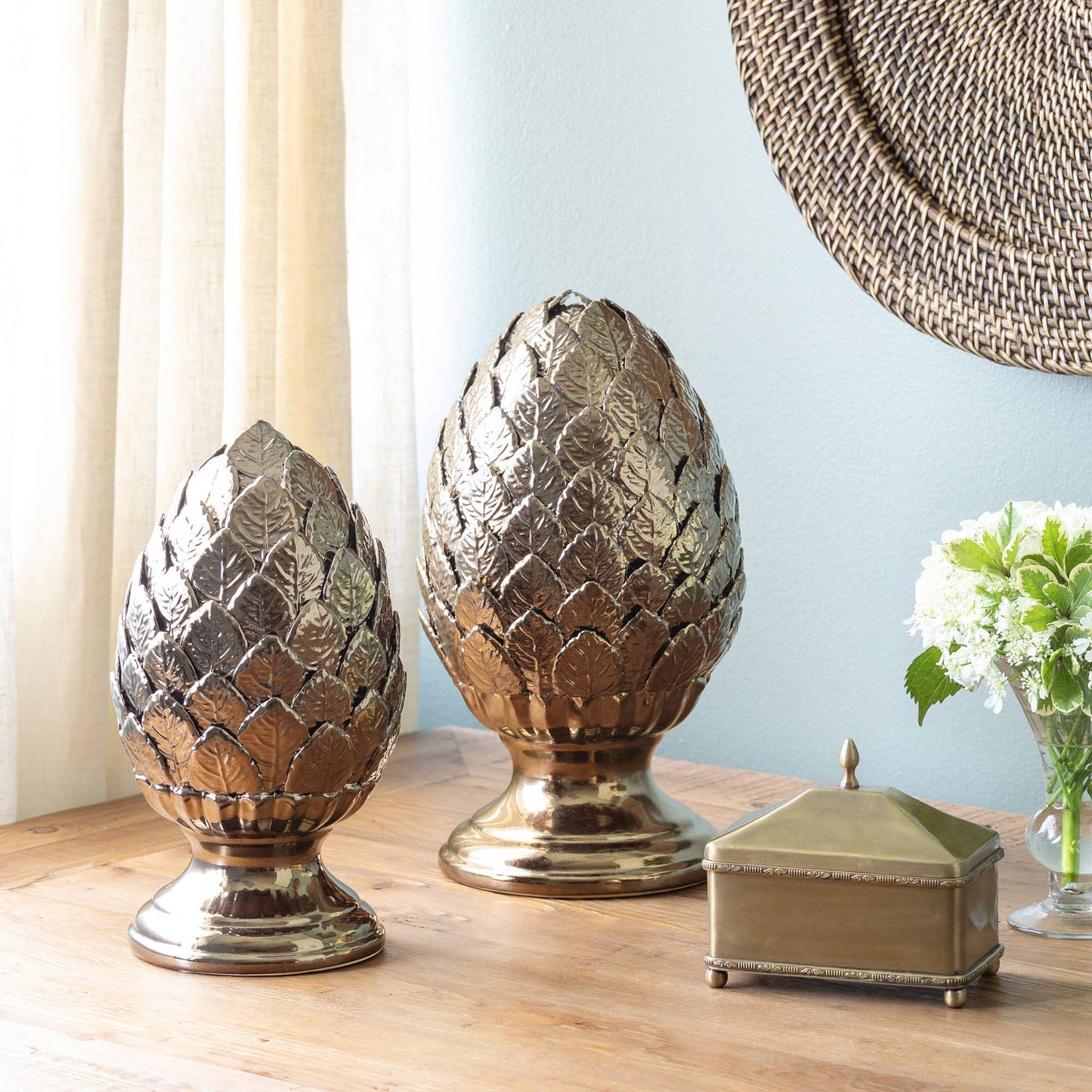 Park Hill Castel Artichoke Sculpture, Large
