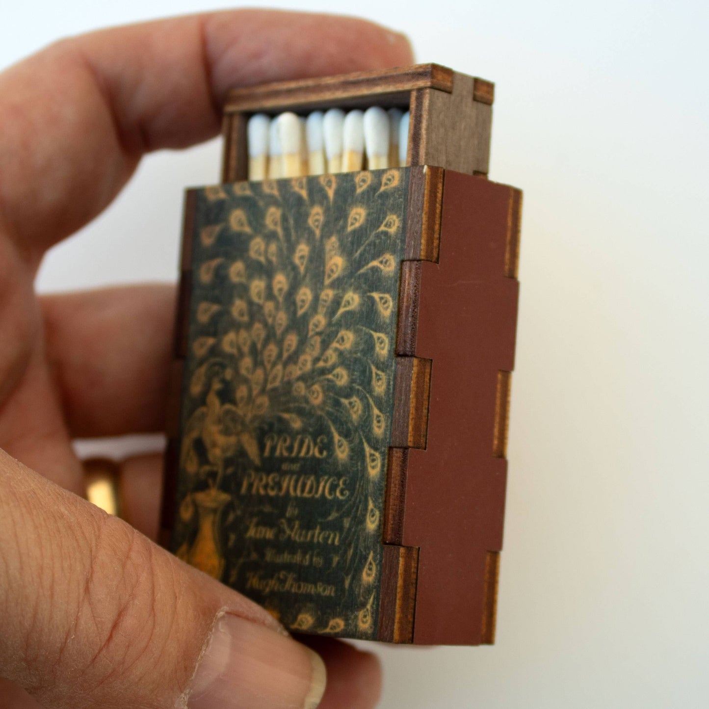 Matches • Austen Pride and Prejudice Wooden Matchboxes