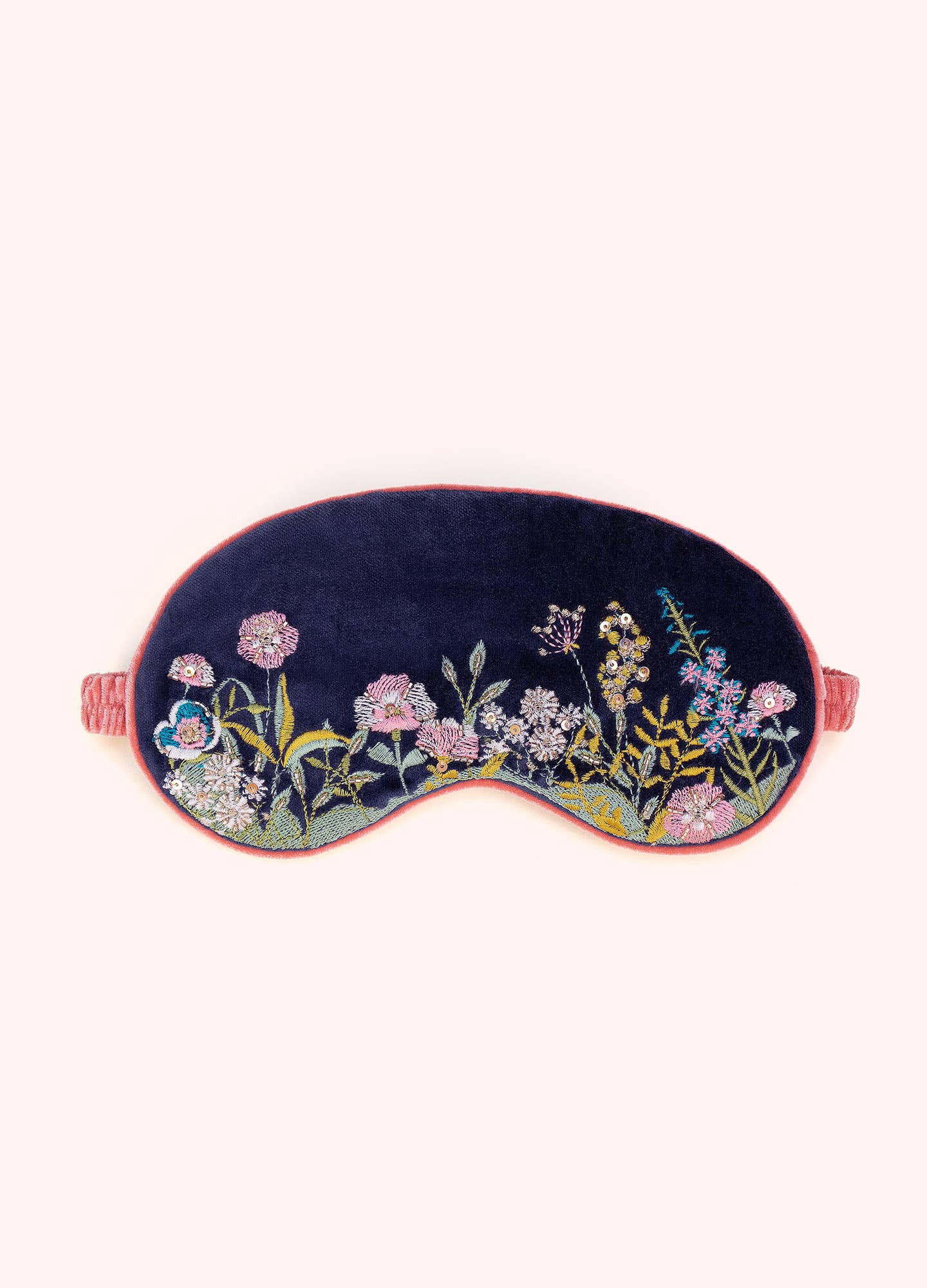 Lavender Eyemask - Navy Floral by Powder Design