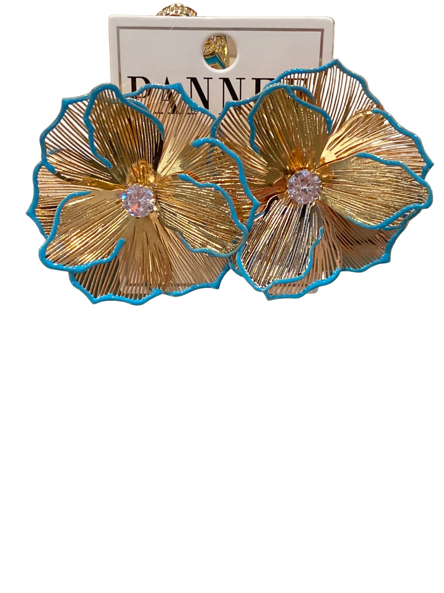 Azure Petal Bloom Earrings