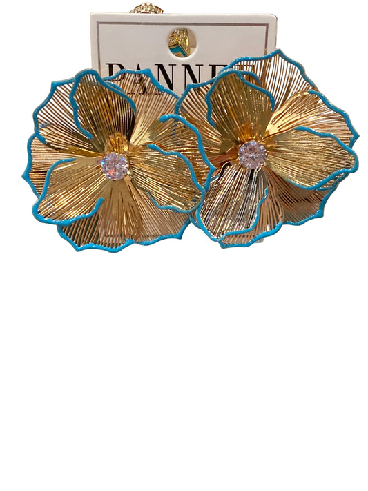Azure Petal Bloom Earrings