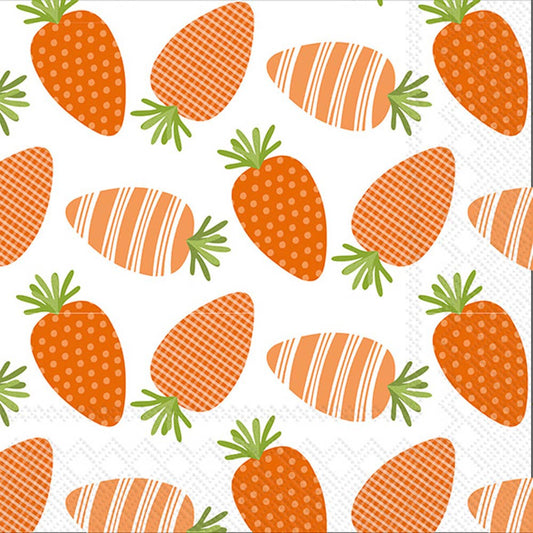 Boston International Carrot Patch Paper Lunch Napkin- 20 ct.