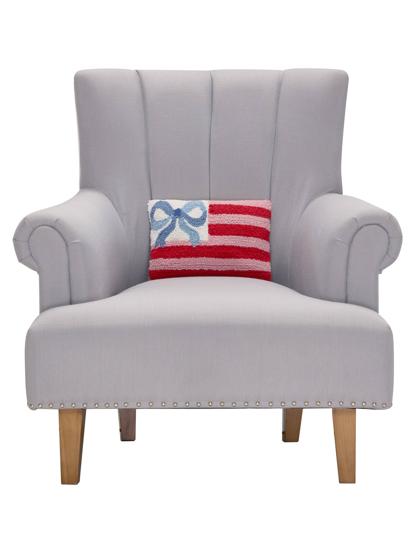 Peking Handicraft Bow Flag Hook Pillow