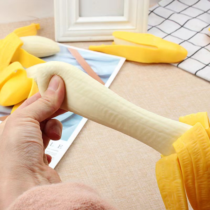 ACCITY Banana Shape Squishy Stress Toy