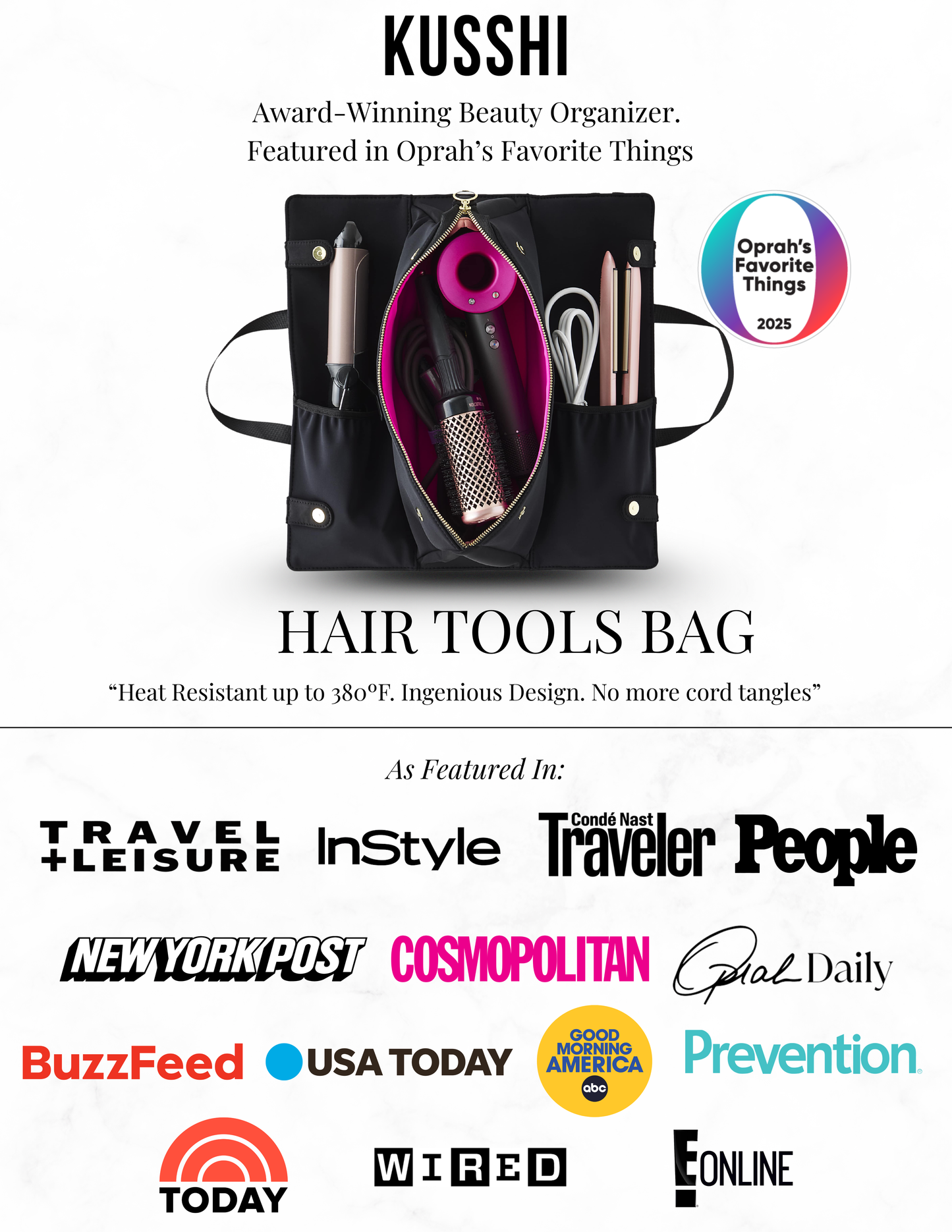 KUSSHI The Hair Tools Bag