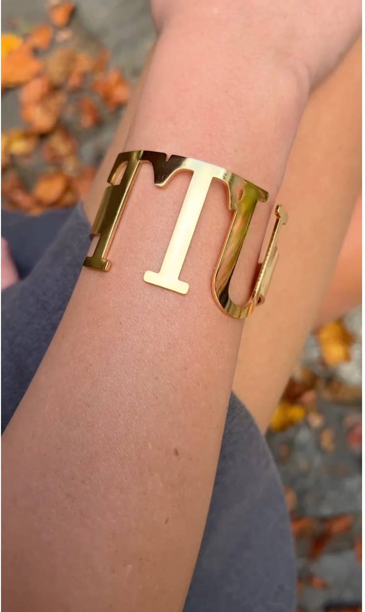 Steele Sloan Designs Texas Tech TTU Cuff Bracelet Red Raiders Gameday