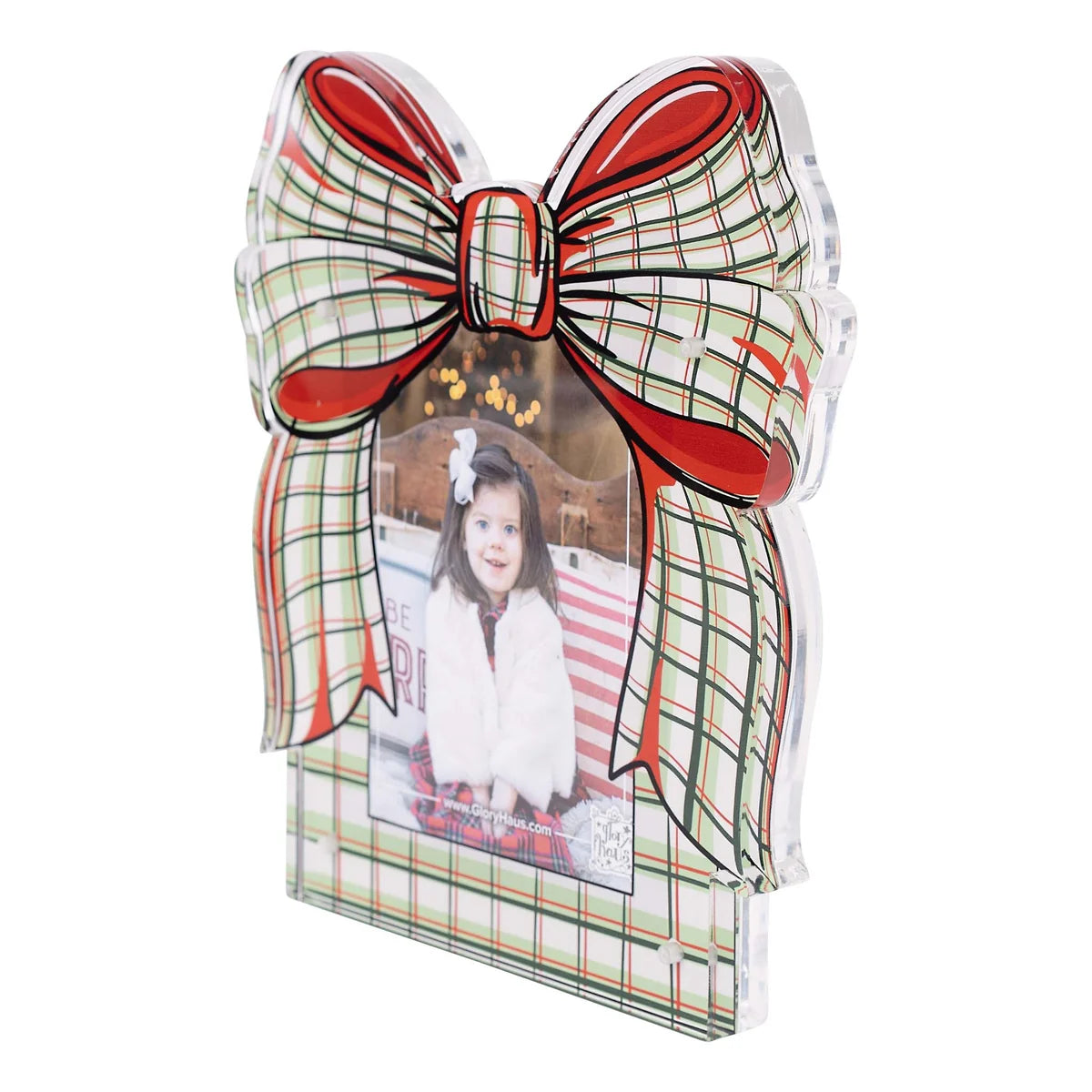 Glory Haus Christmas Bow Acrylic Frame