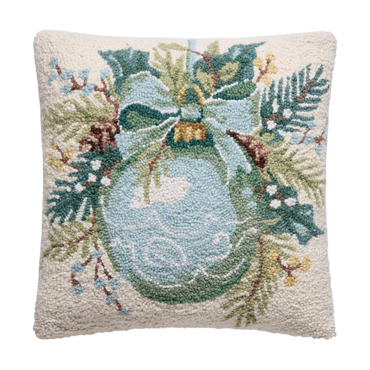 Peking Handicraft Ornament Square Hook Pillow