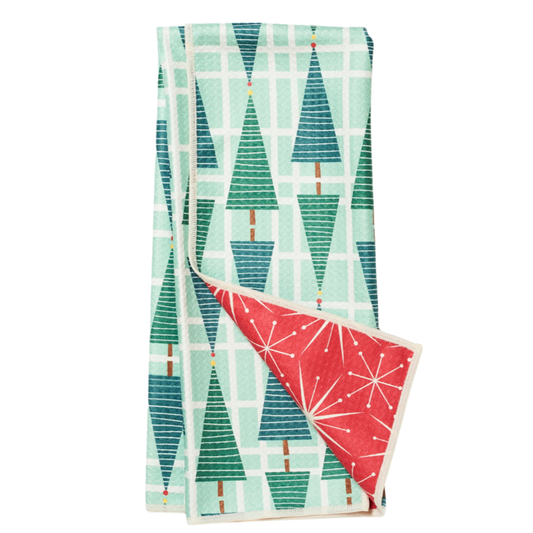 Once Again Home Anywhere Towel Reversible - RJW Stripe Tree