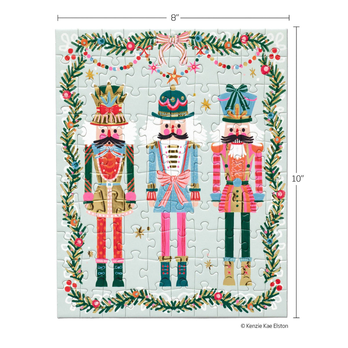 WerkShoppe Nutcracker Season 100 Piece Christmas Puzzle Snax