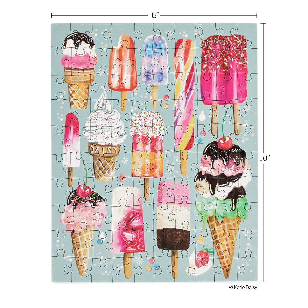 WerkShoppe Ice Cream & Pops 100 Piece Puzzle Snax