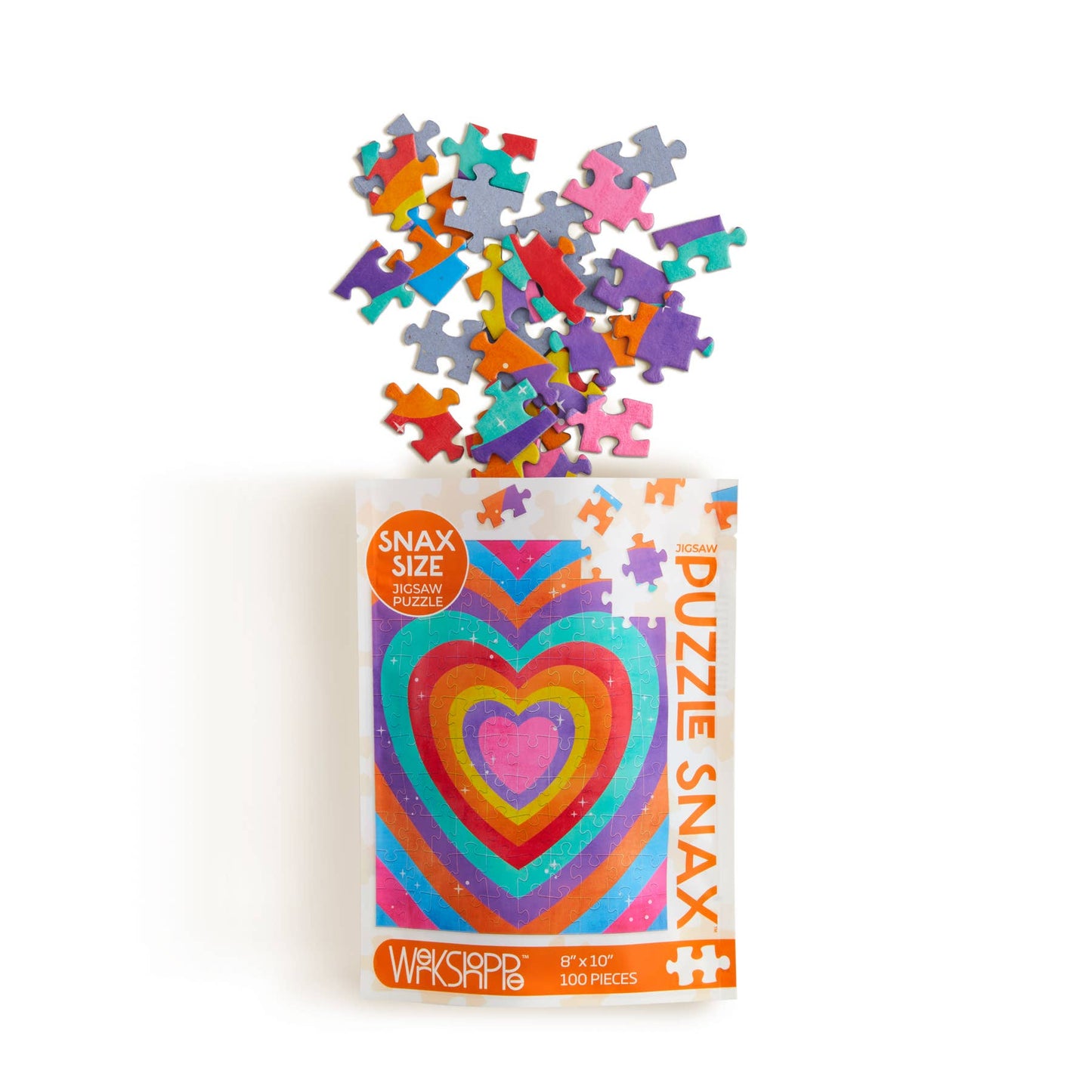 WerkShoppe Velvet Heart | 100 Piece Puzzle Snax