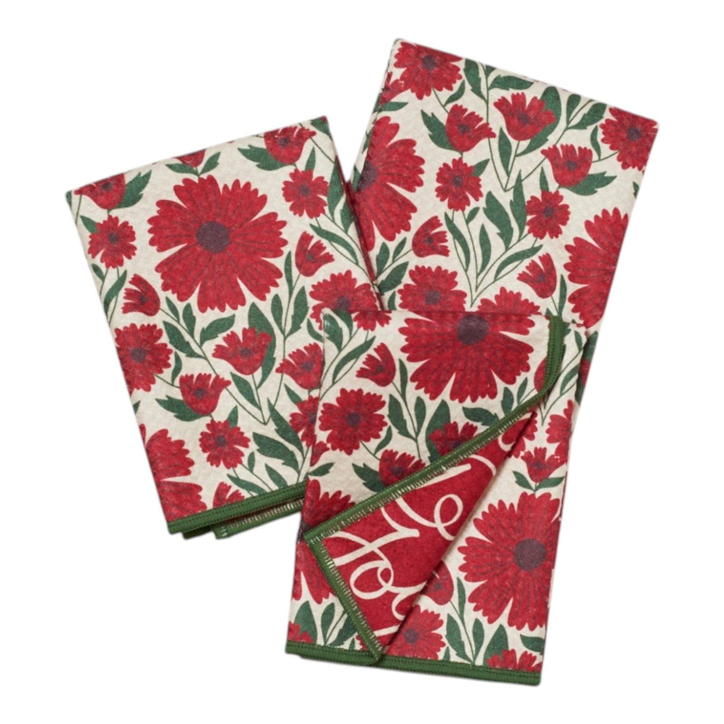 Once Again Home Mighty Mini Towel (Set of 3) Reversible - JO Holiday Daisy