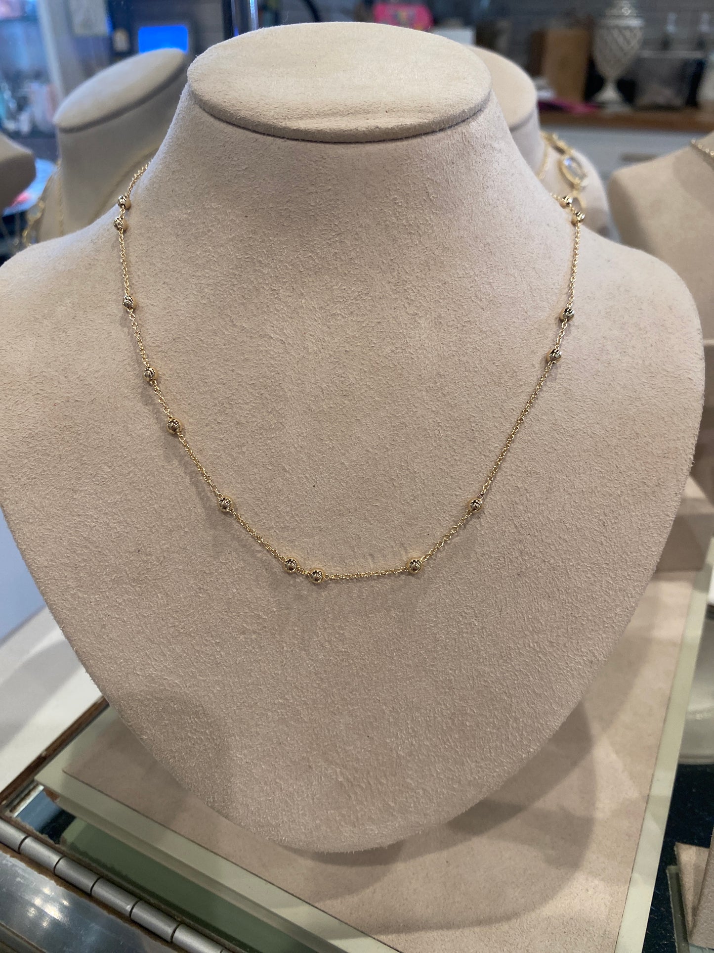 The "Sonnet" Floating Bead Necklace