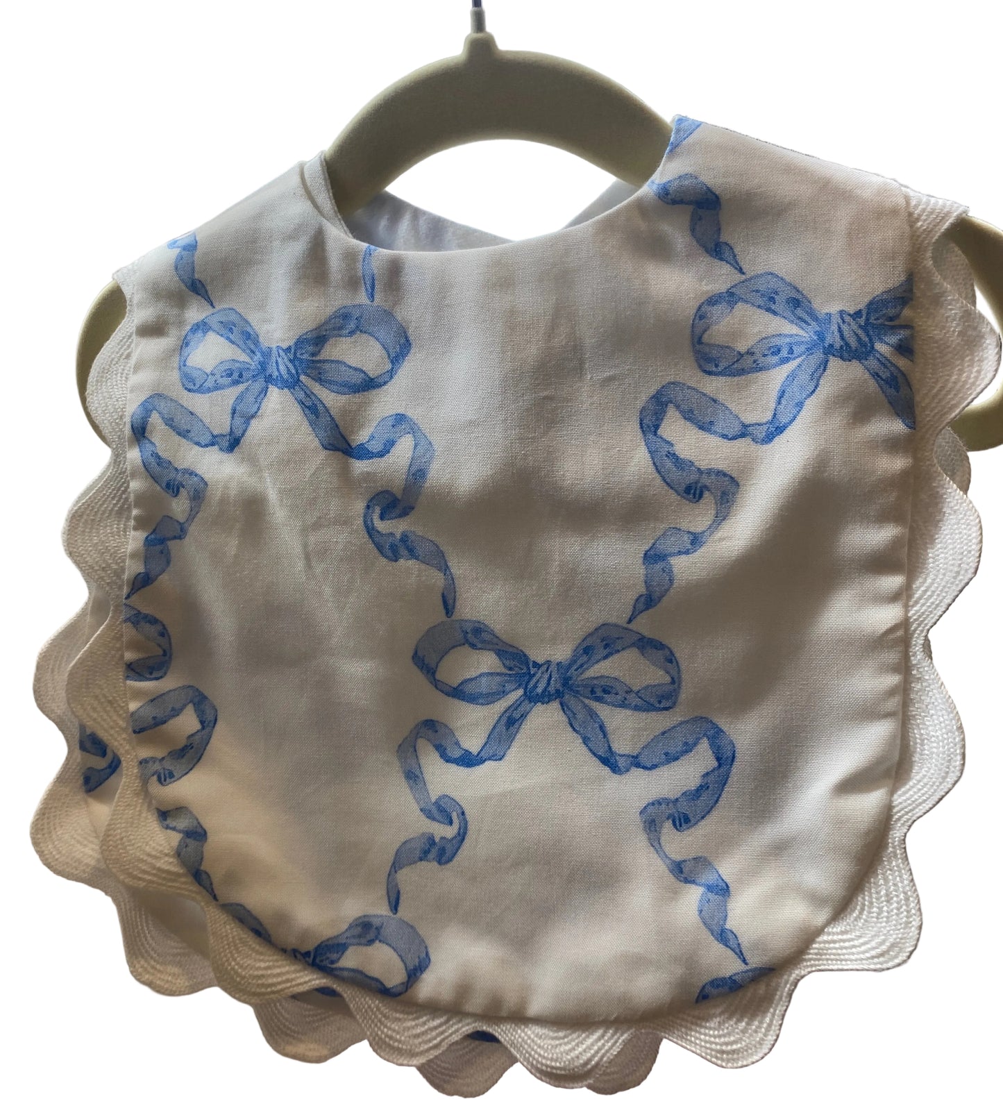 Jan Sevadjian Baby Bib with Bow