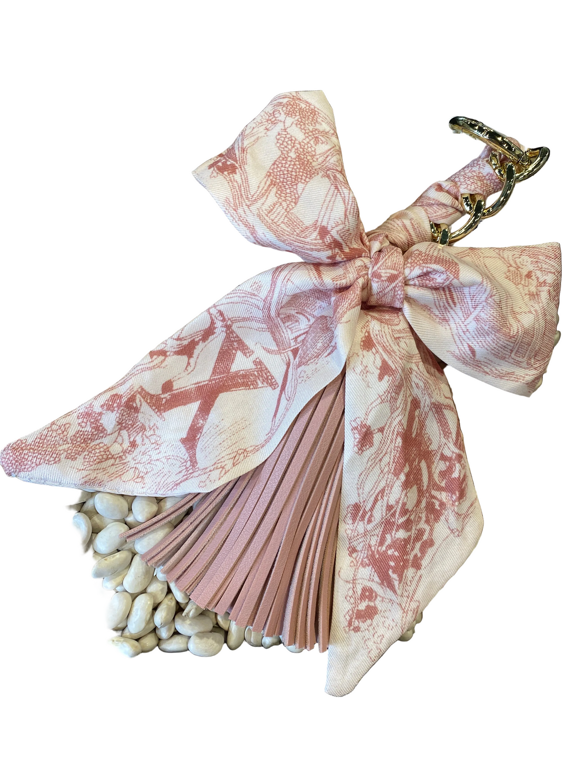 KP Ribbon Bow Tassel Key Chain