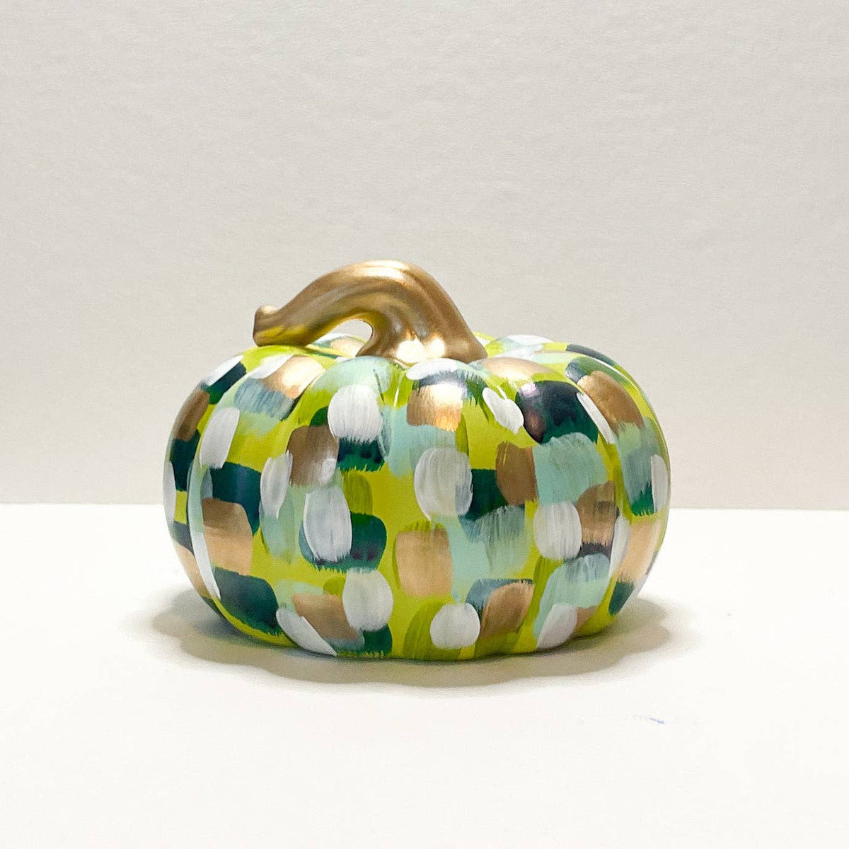 Jessica Reynolds Large Green Abstract Pumpkin