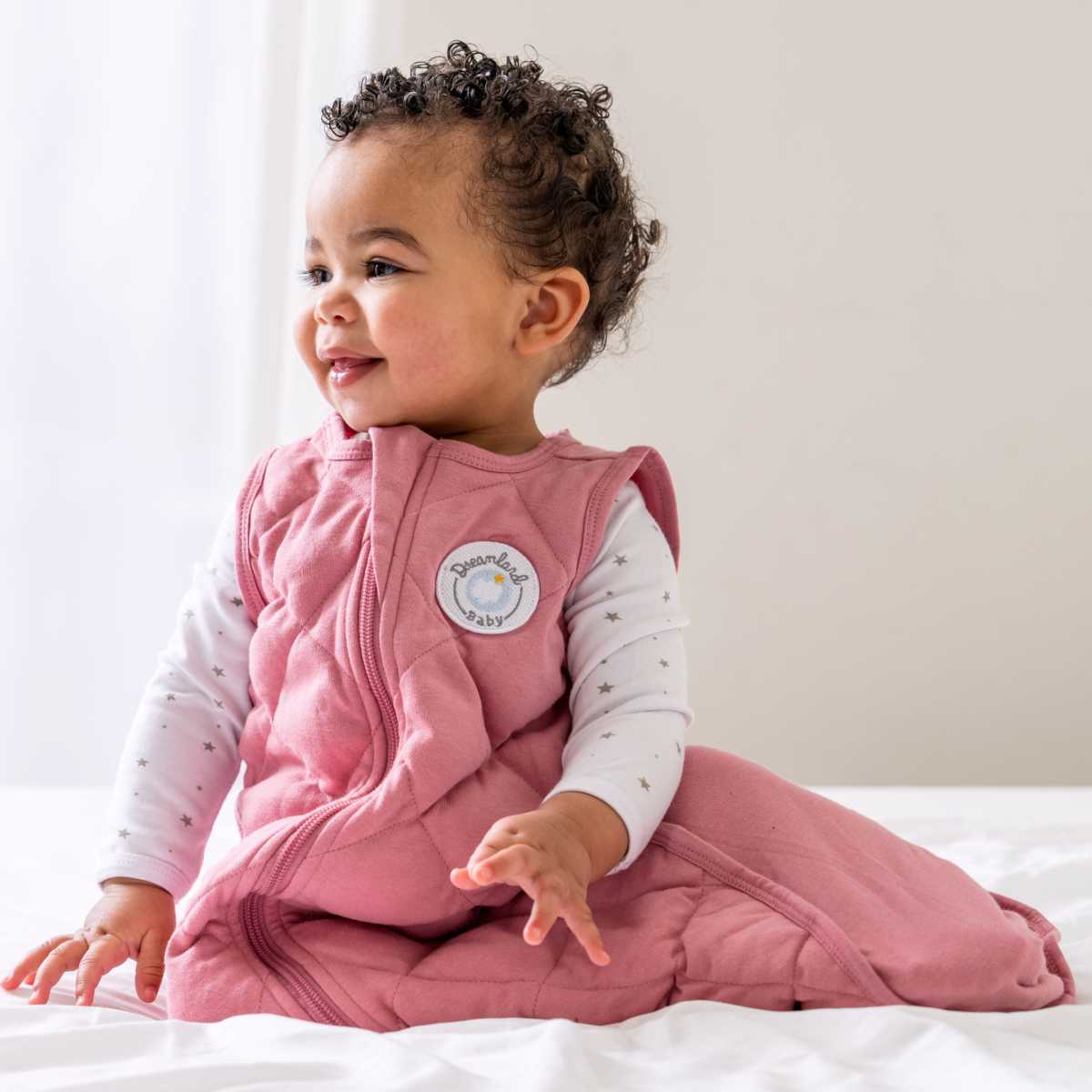 Dreamland Baby Dream Weighted Sleep Sack - Dusty Rose