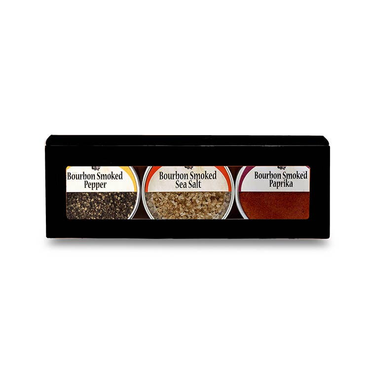 Bourbon Barrel Foods: The 3-Spice Smoked Essentials Gift Pack