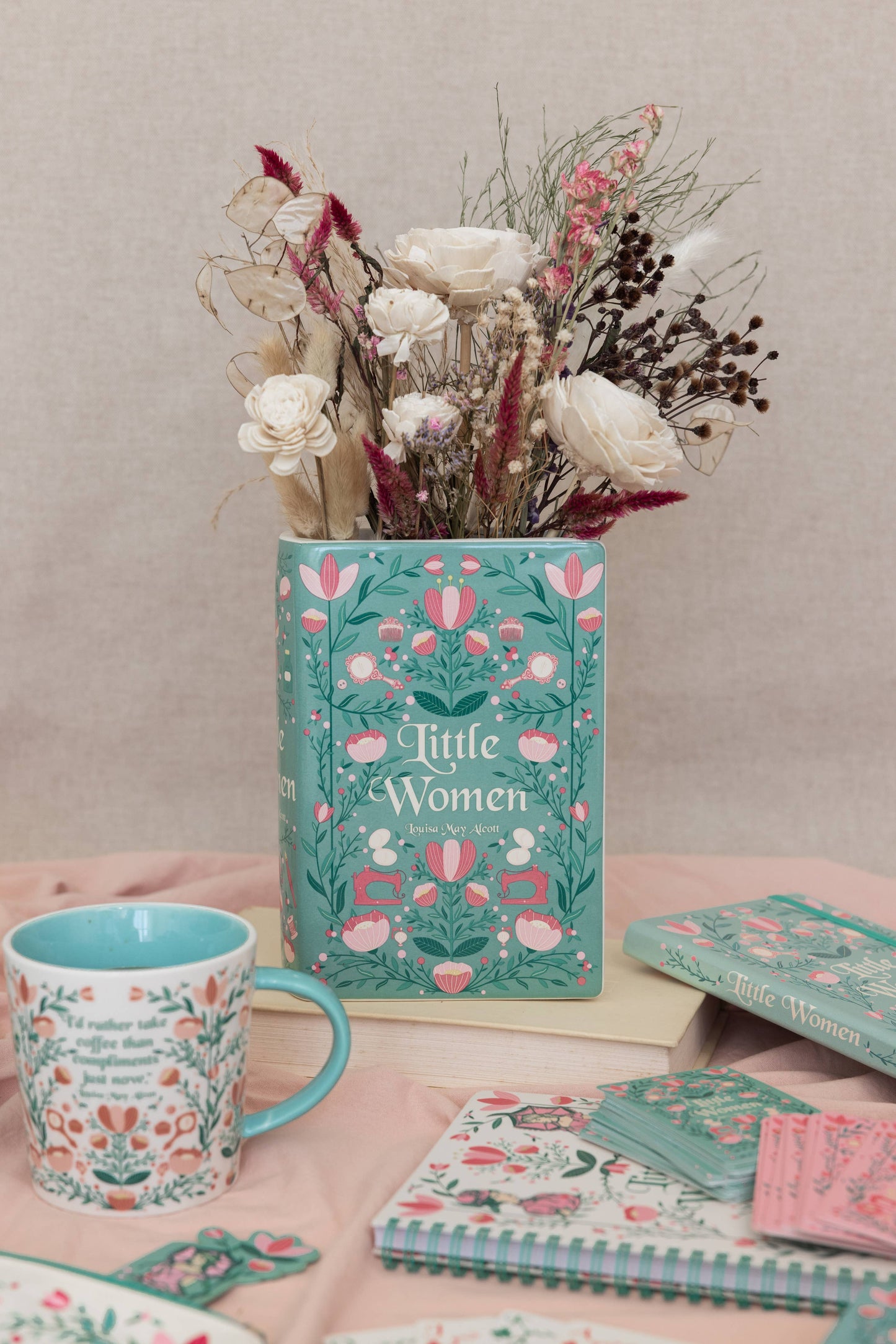 Large Book Vase, Little Women