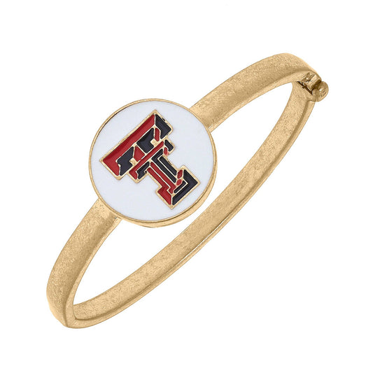 Canvas Style Texas Tech Red Raiders Enamel Statement Hinge Bangle
