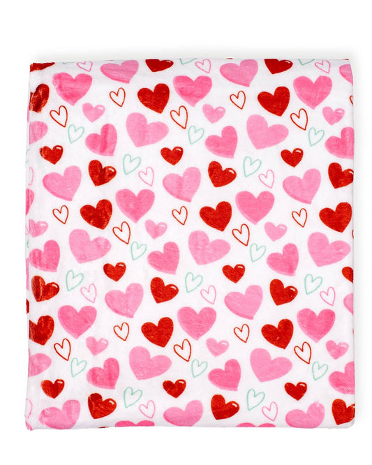 Royal Standard All You Need is Love Throw/Pink/Multi   50x60
