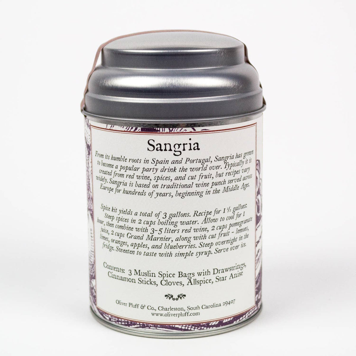 Oliver Pluff & Company Sangria Spice Blend Kit
