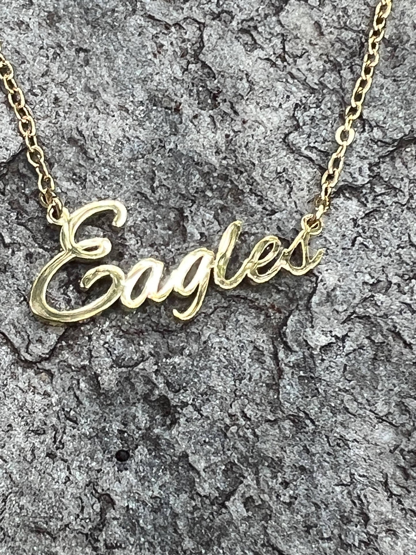 Steele Sloan Designs Eagles Name Necklace - Eagles Fans -Eagles GameDay Necklace