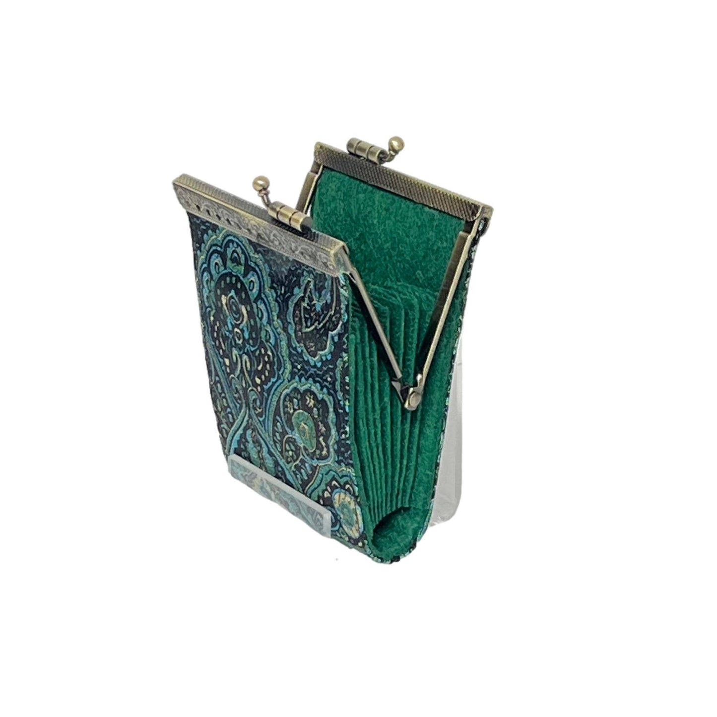 Paisley Brocade RFID Card Holder