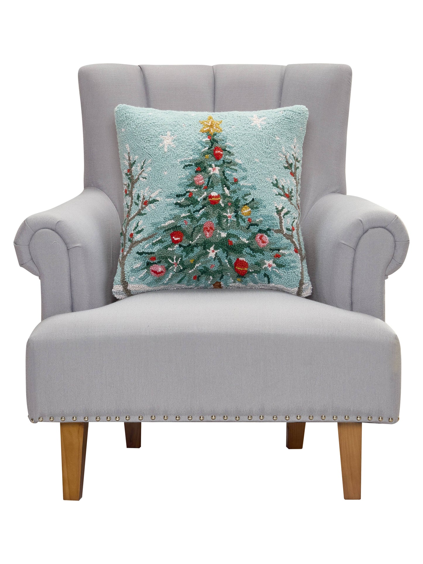 Peking Handicraft Holiday Christmas Tree Hook Pillow