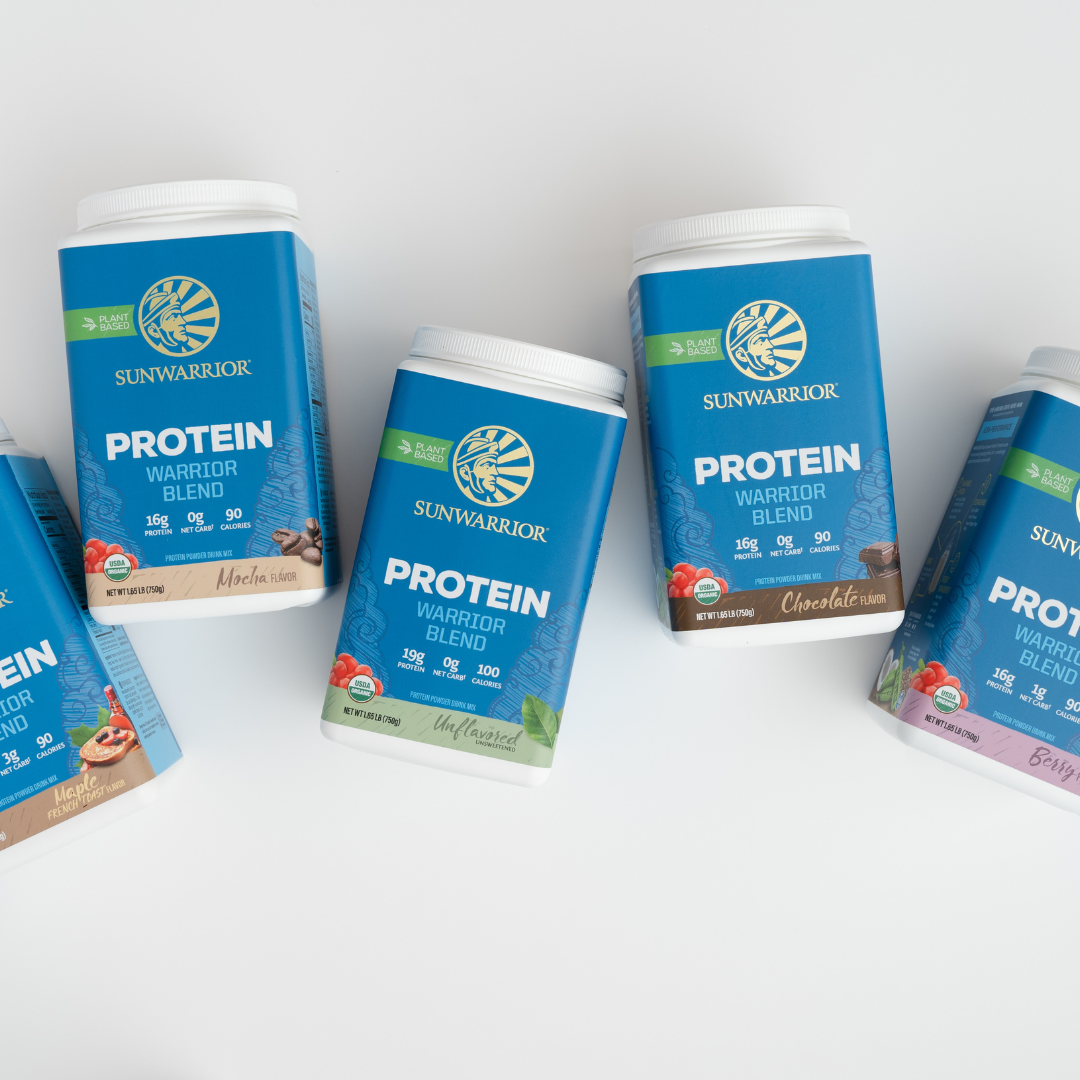 SUNWARRIOR- Warrior Blend Vanilla Protein - Pea Protein Powder